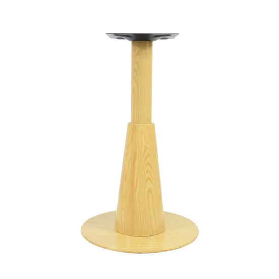 Wood Color Round Industrial Furniture Restaurant Table Legs 28 Inch for Sales