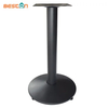 China Manufacturer Pub Table Round Bar Height Cocktail Table Metal Base