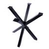 Cross-Bonding Metal Steel Dining Table Base Office Computer Desk Table Base