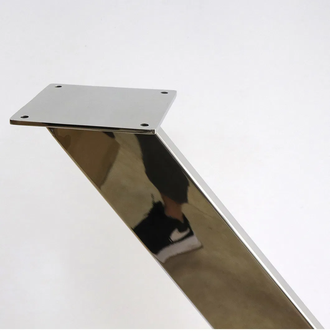 Modern Restaurant Bench Desk Metal Coffee Dining X Shape Square Table Legs