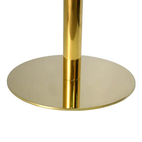 Stone Top Dining Gold Tables Base