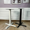 Competitive Price White Cast Iron Metal Pedestal Cross Leg Table Base
