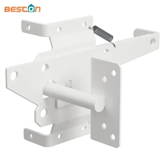 Heavy Duty Fence Self-Locking White Wood Fence Two Way Gate Latches