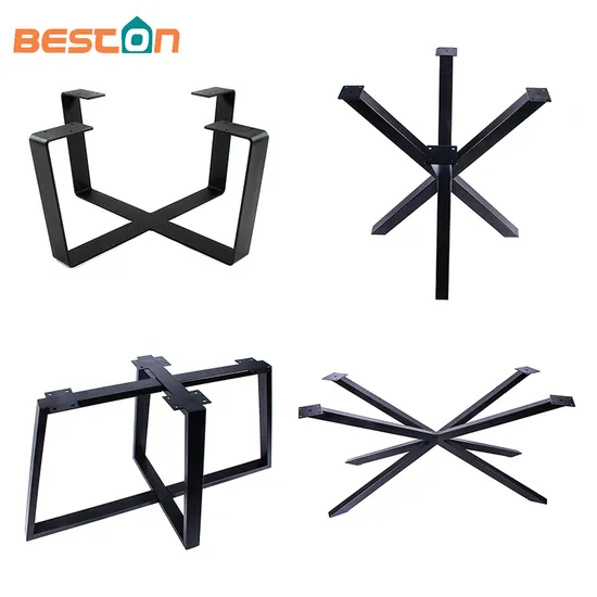 Mirrored Modern Large Pedestal Desk Metal Stainless Steel Chrome Table Base