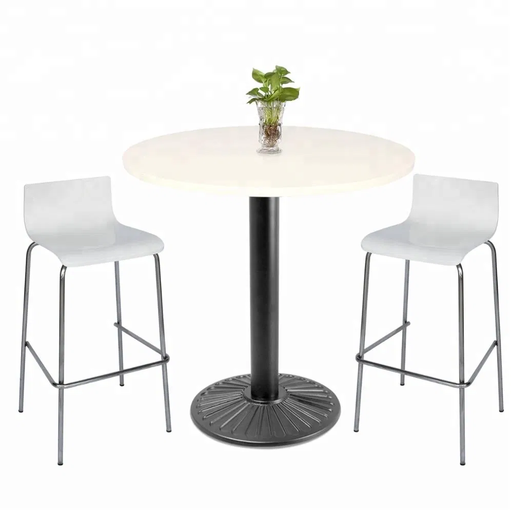 Conventional Recommendation Black Color Powder Coated Cast Iron Restaurant Table Base