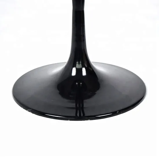 Customized Black Metal Powder Coated Iron Tulip Table Legs for Indoor Use