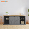 Pocket Door Hardware Sliding with Mini Barn Door Hardware for TV Stand