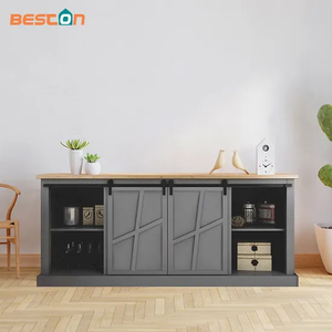 Pocket Door Hardware Sliding with Mini Barn Door Hardware for TV Stand