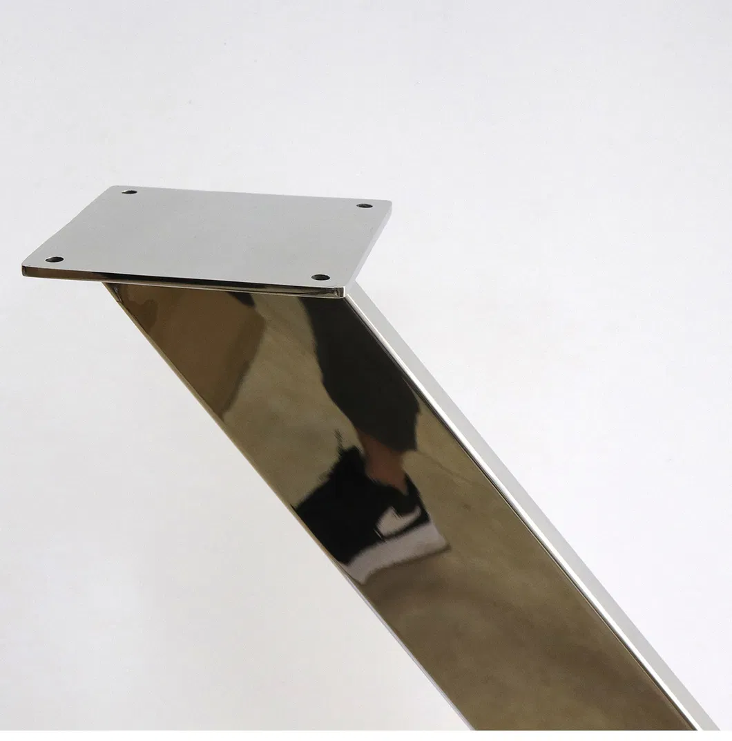 Modern Frame X Shape Square Office Restaurant Stainless Steel Table Legs