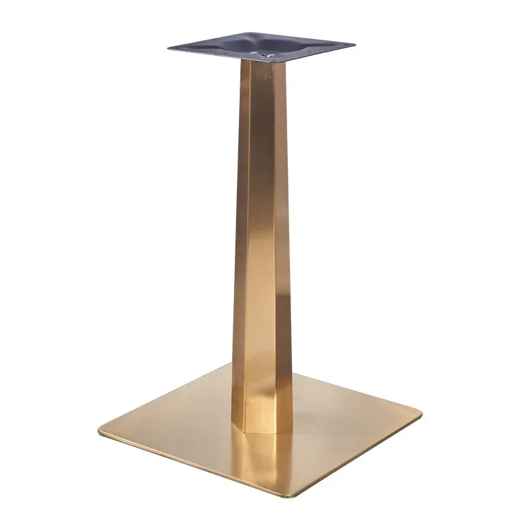 Round Furniture Restaurant Modern Stainless Steel Gold Table Base