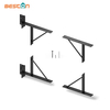 Gate Corner Bracket with Gate Hinges for Wooden Fences