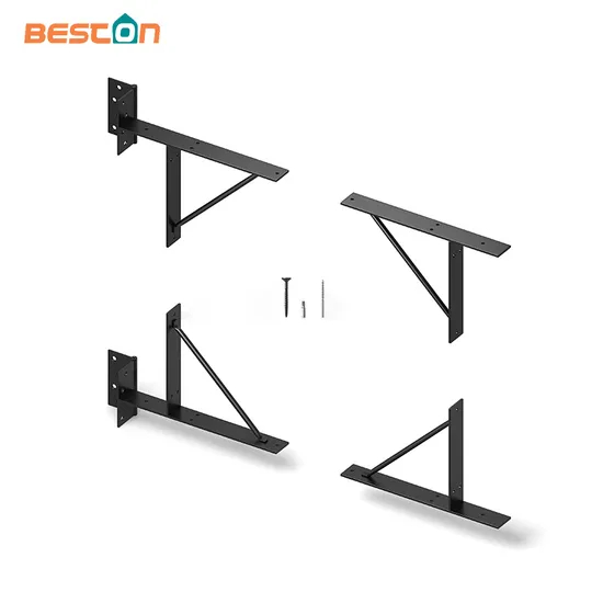 Gate Corner Bracket with Gate Hinges for Wooden Fences