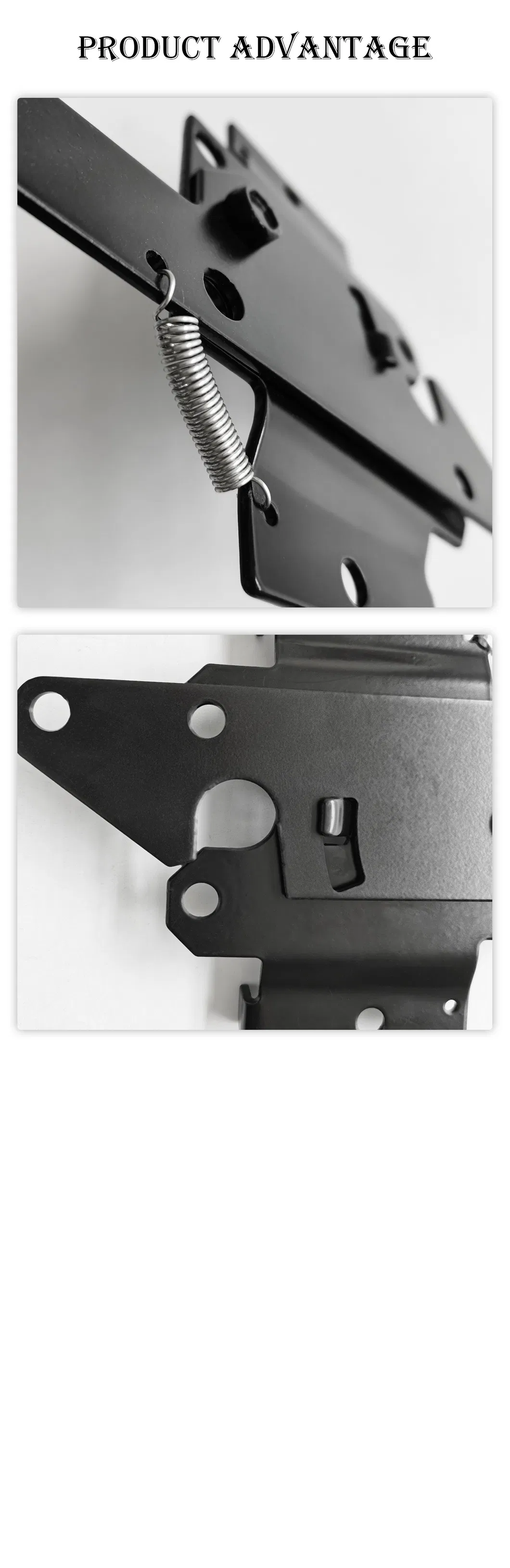 Vinyl Adjustable Self Locking Spring Hatchet Gate Lock Latch Door &amp; Window Hinges