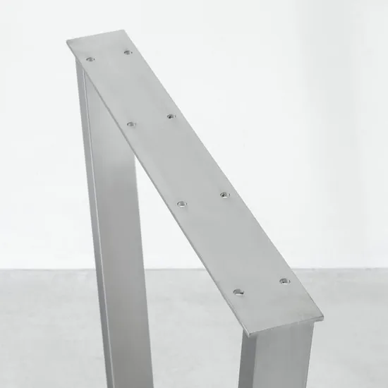 Metal Coffee Dining Stainless Steel Bench Desk Table Base Legs