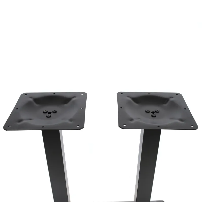 Wholesale Ornamental Textured Bottom Well Manufactured Powder Coated Cast Iron Table Legs