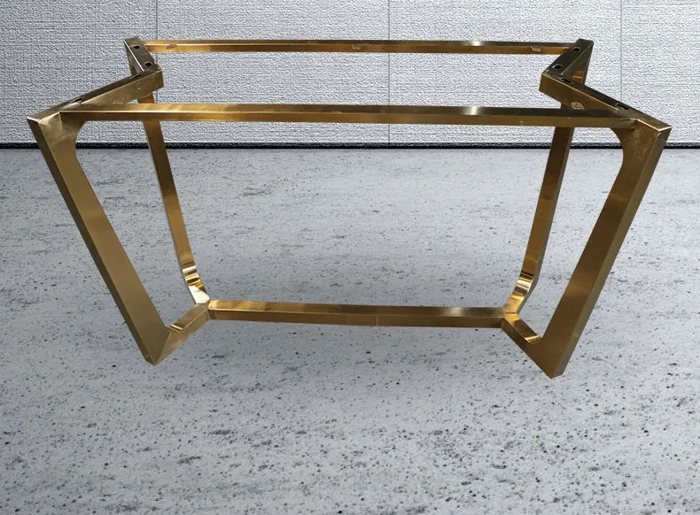 Dining Restaurant Desk Feet Industrial Coffee Metal Stainless Steel Dining Table Frame