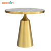 Wholesale Price High Quality Golden Stainless Steel Hotel Dining Table Base