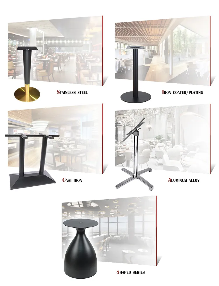 Modern Furniture Sliver Cocktail Table Legs Table Base