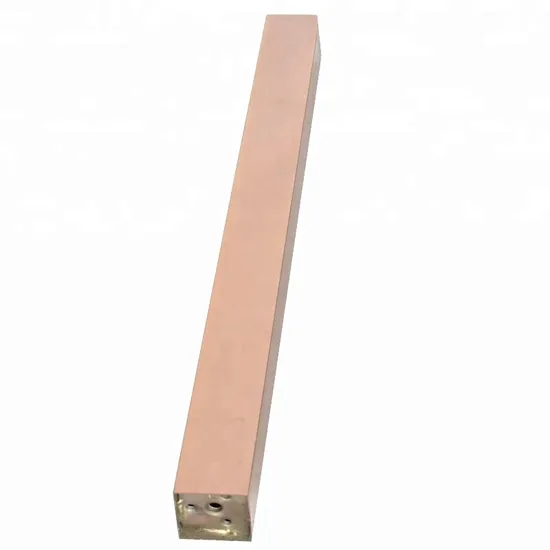 Built Metal Rose Gold Furniture Legs Table Base with Rectangle Base