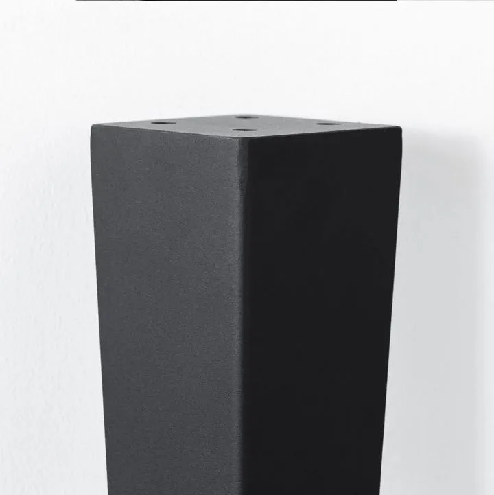 Industrial Modern Desk Metal Cast Iron Bench Dining Coffee Tapered Table Legs