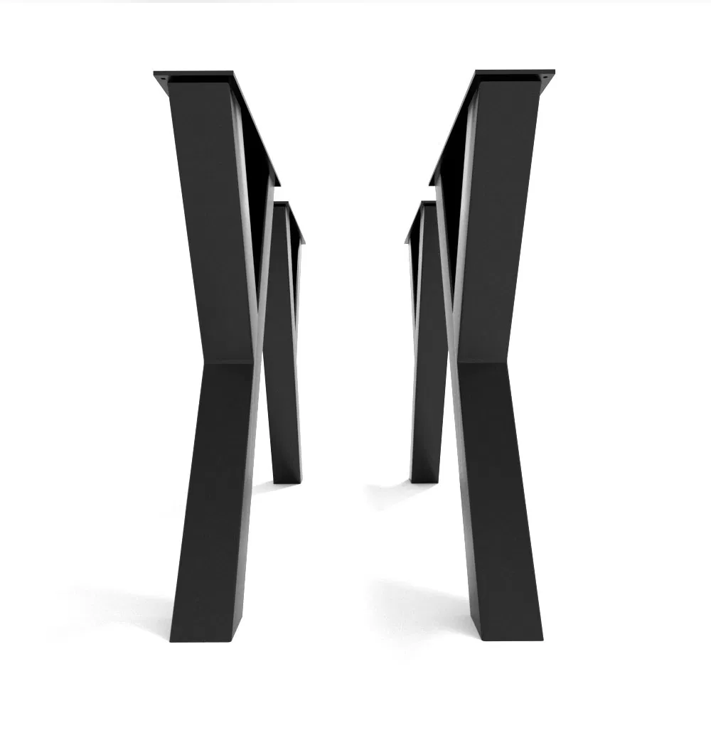 MID Century Farmhouse Y Base Metal for Wood Furniture Steel Table Legs