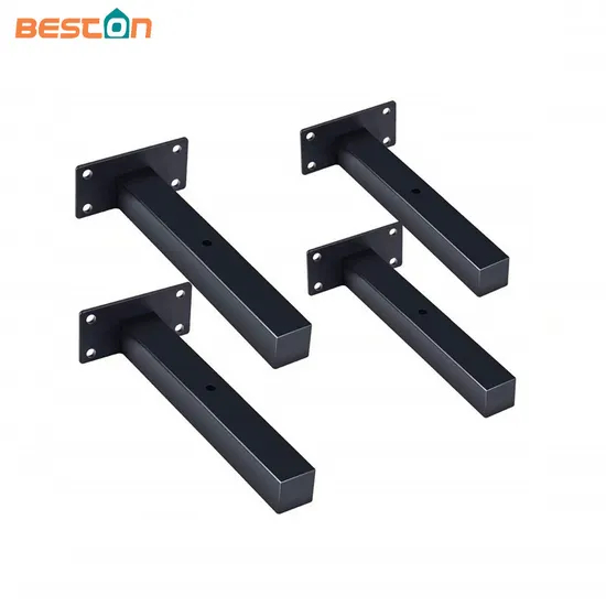 Floating Shelf Bracket Decorative Industrial Iron Black Wall Shelving Bracket