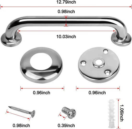 Bathtubs and Showers Toilet Handicap Elderly Senior Assist Bathroom Saft Handle