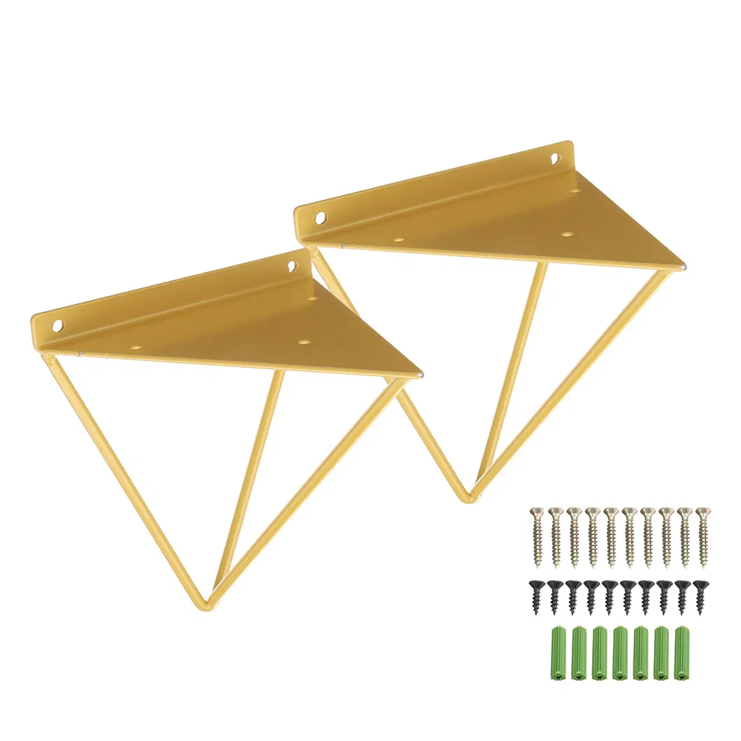 Metal Heavy Support Plank Wall Mounted Bench Table Folding Shelf Bracket