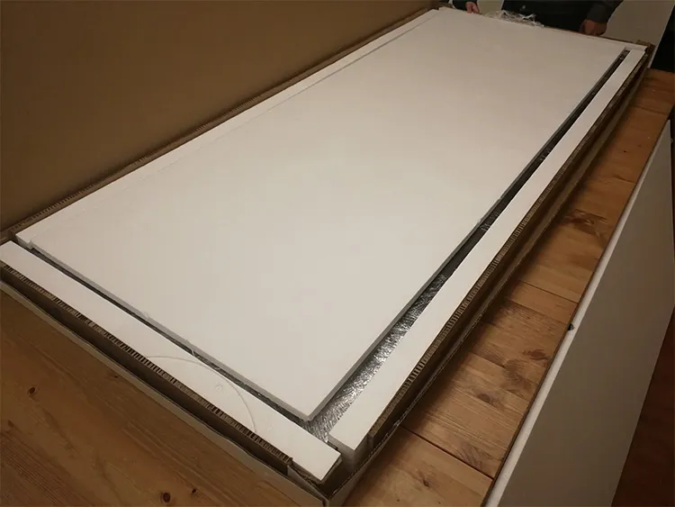 Black Powder Coated Sliding Glass Door with Steel Frame and Skirt Board