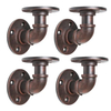 Wall Mounted Shelf Bracket Hanging Wall Metal Copper Pipe Bracket