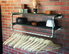 Rustic Heavy Duty Industrial Decorative Black Industrial Brass Pipe Shelf Bracket