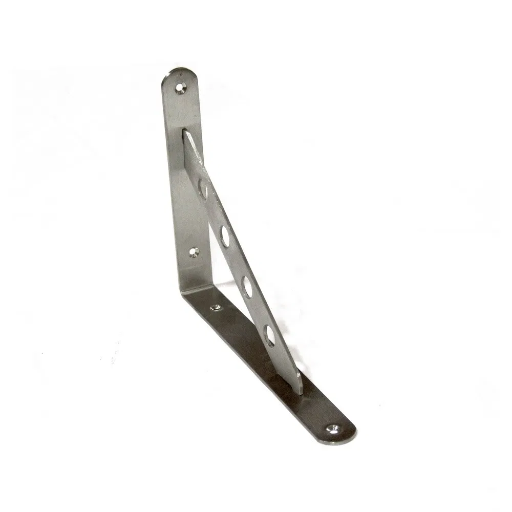 Solid Stainless Steel Wall Mounted Shelf Supporter 90 Degree Angle Bracket Frame
