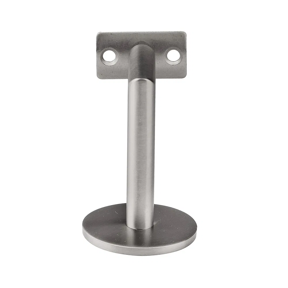 Exterior Antique Wrought Iron Sturdy Wall Mount Stainless Steel Round Handrail Brackets