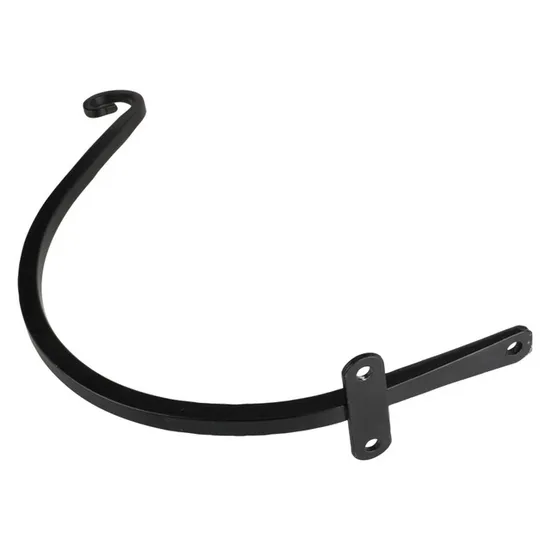 Outdoor Garden Metal Wall Hanging Plant Bracket Triangle Bracket with Rod