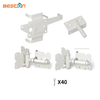 Adjustable Self-Closing Farm Wood/Vinyl/PVC Fence Gate Post Hinge and Door Latch Hardware