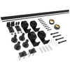 Bi-Folding Sliding Barn Door Hardware Flat Track Top Mount Roller Kit