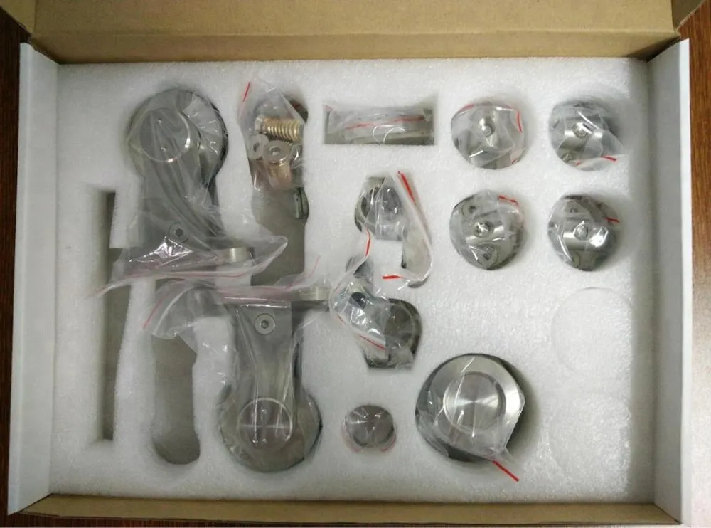European Modern Stainless Steel Glass Door Sliding Barn Door Hardware System Kits