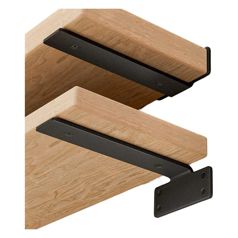 Metal Industrial Floating Shelf Bracket Hardware Supports Hidden Invisible L Shelves Brackets