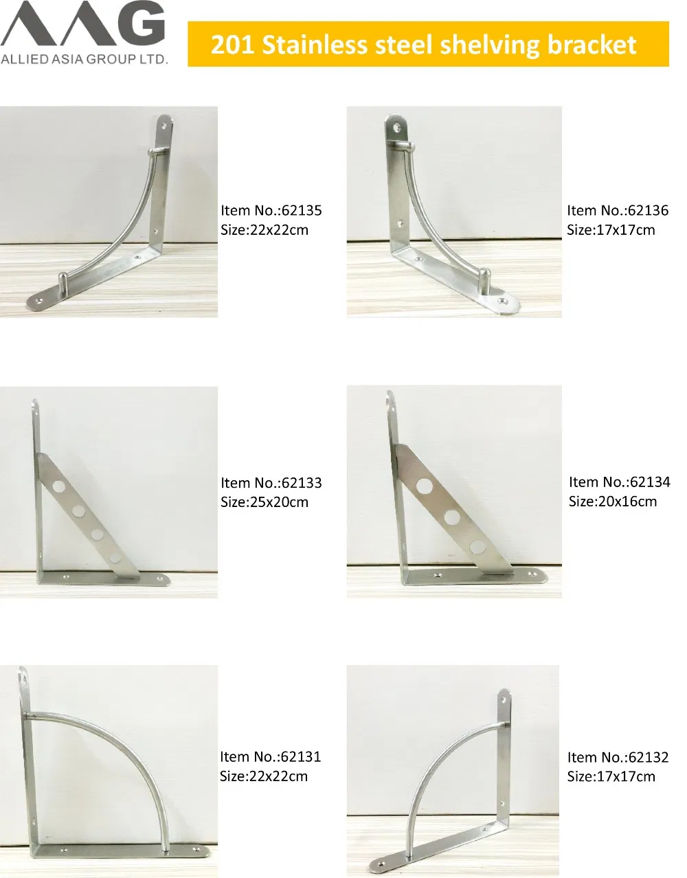 Ready Stock Wholesale Steel Metal Floating Corner Shelf Brackets
