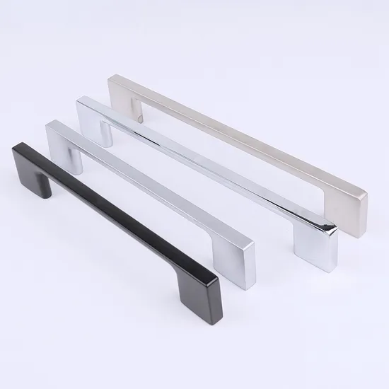 Pull Black Long Metal Key Handle Wood Door Cabinet Handle