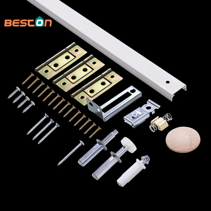 Bi-Fold Sliding Barn Door Hardware Kits Panel Closet, Wardrobe, Cupboard Fittings