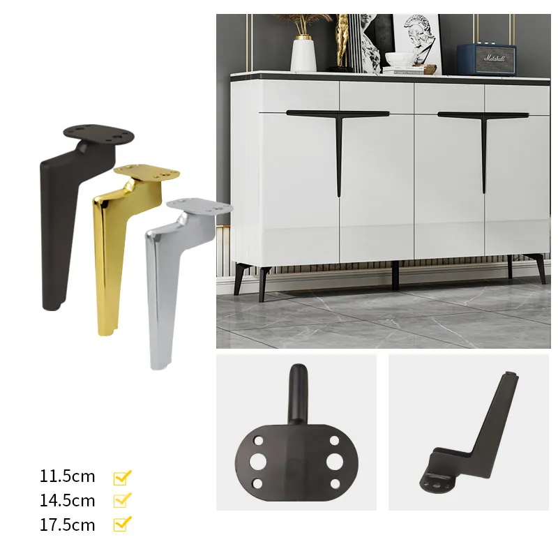 Sofa Feet Gold Metal Black Couch Leg Table Sofa Legs