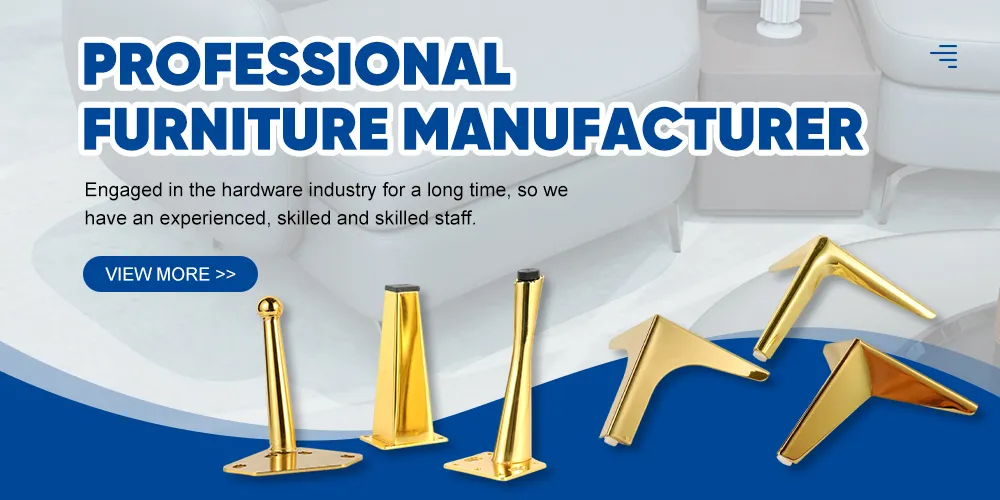 Furniture Hardware Gold Sofa Leg Furniture Leg for Sofa for Bed Fortress