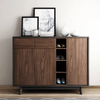 Storage Drawer Solid Wood Legs Bedside Table Luxury Nightstand Side Table