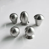 Stainless Steel Wardrobe Metal Cupboard Knobs Handles Drawer Pull Round Cabinet Knob