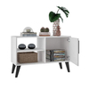 Modern Design Wooden Panel Storage Cabinet 3 Shelf TV Stand