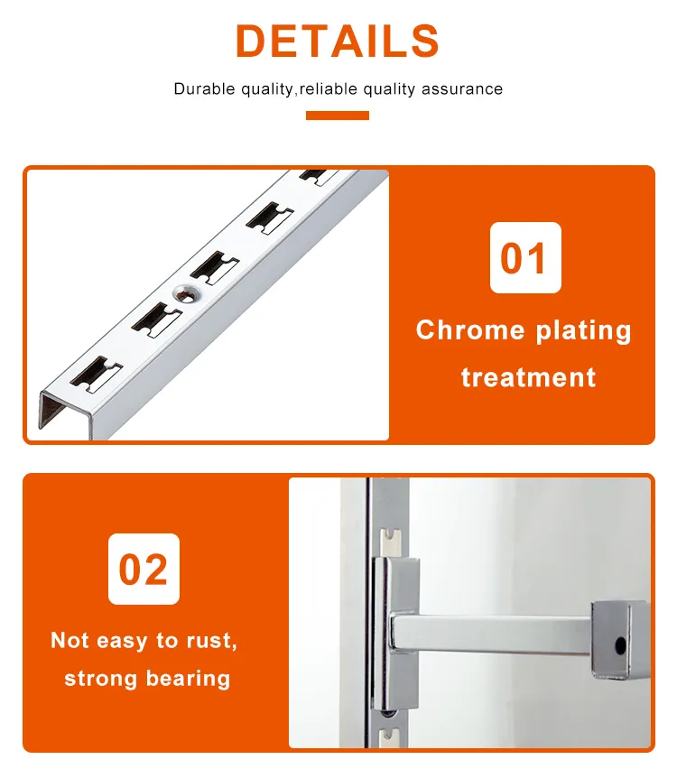 Usage Single Hole Slotted Tube Metal AA Column Upright Use Hanging Brackets