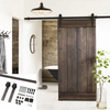 Traditional Country Classic J Shape Interior Wood Sliding Barn Door Hardware