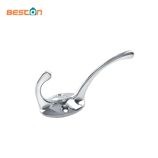 Iron Chrome Display for Clothes Hanging Metal Wall Hook
