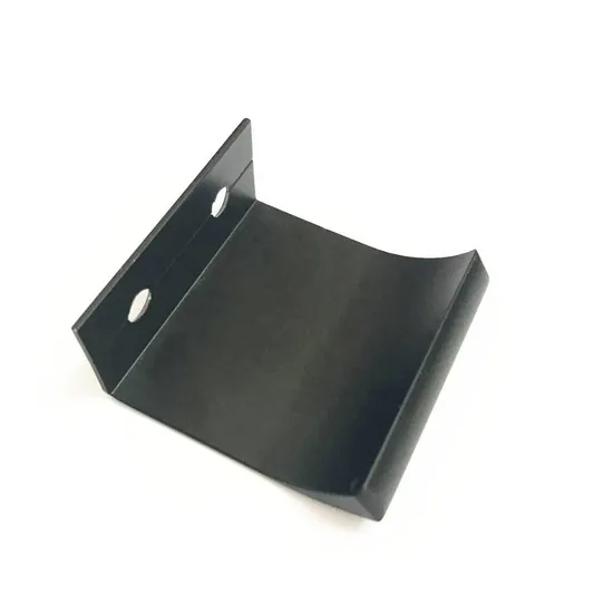 Matt Black Brushed Color Finishing Kitchen Aluminium Door Edge Profile Cabinet Handle